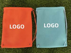 Factory Price Custom logo Mesh Bag Nylon <b>Draw</b> String <b>Storage</b> Bag Sandwich Mesh Drawstring Bag - Product Image 3