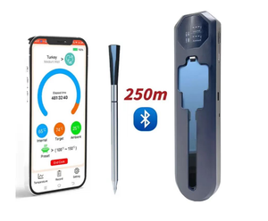 Gốm xử lý nhiệt độ kép không dây <span class=keywords><strong>Bluetooth</strong></span> thịt Nhiệt kế thăm dò cho BBQ nướng, lò nướng, Nồi chiên không khí, bếp - Product Image 3