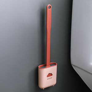 Toilet Brush With Base Rectangular Durable Easy To Clean For Bathroom Toilet Cleaning - Product Image 3