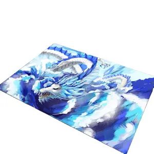 China Dragon Animal Print Wohnzimmer Teppich Großflächiger Teppich Gepolsterter elektronischer Sports tuhl Teppich dekoration Boden matte