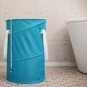 Dung Tích Lớn Có Thể Gập Lại 85L Pop Up Giặt Hamper Xô Hình Trụ Có Thể Gập Lại Quần Áo Túi Giặt Thùng Giặt - Product Image 2