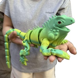 Figuras de Acción de Animales Impresas en 3D, Figura de Lagarto de PLA, Juguetes Coleccionables para Niños, Recuerdo de Zoológico, Cabrite Flexible, Cristalino y Colorido - Product Image 2
