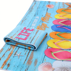 Toalla <span class=keywords><strong>de</strong></span> Playa <span class=keywords><strong>de</strong></span> Microfibra con Estampado Tropical, Ecológica, <span class=keywords><strong>de</strong></span> Secado Rápido, con Foto Personalizada para Surf, Camping y Viajes, Venta al Por Mayor - Product Image 5
