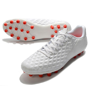 Zapatos <span class=keywords><strong>de</strong></span> Fútbol Duraderos <span class=keywords><strong>de</strong></span> Alta Calidad <span class=keywords><strong>de</strong></span> Fábrica, Botas <span class=keywords><strong>de</strong></span> Fútbol para Hombre AG con Tacos Largos, Botas <span class=keywords><strong>de</strong></span> Fútbol Blancas <span class=keywords><strong>de</strong></span> Tobillo Bajo - Product Image 4