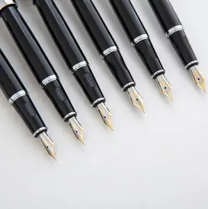 F003 Luxury Metal ink Pen Office & Business Writing Stationery Gifts for Men High End Iridium Point Fountain