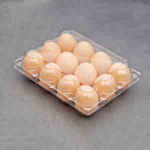 Carton à œufs réutilisable en plastique transparent, capacité 30 œufs, plateau transparent pour usage familial et pastoral - Product Image 3