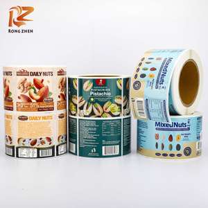 Etiqueta Autoadhesiva para Alimentos de Frutos Secos Mixtos RONG ZHEN, Rollo de PET, Rectangular, Resistente al Agua, Resistente al Calor, Embalaje Ecológico - Product Image 5
