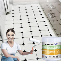 Peinture de rénovation multi-surfaces, revêtement changeant de couleur pour carrelage et céramique, peinture de rénovation pour sols en verre dépoli pour cuisine et salle de bain