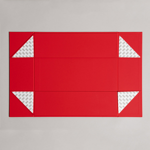 Custom <strong>Red</strong> Folding Rigid Packaging Magnet Closure <strong>Box</strong> Present Hamper Gift <strong>Box</strong> Foldable for Shipping - Product Image 4