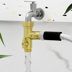 Raccord de Jardinage en Laiton 3/4 Pouce Fileté Forgé pour Irrigation – Robinet d'Eau Durable - Product Image 4