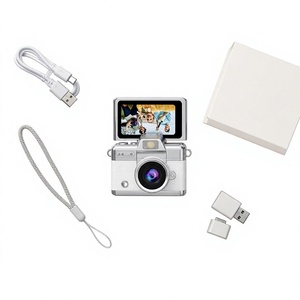 Mini caméra rétro à clapet, <span class=keywords><strong>appareil</strong></span> photo numérique portable 1,47 pouce CCD 1080P, <span class=keywords><strong>appareil</strong></span> photo/vidéo de poche avec porte-clés - Product Image 1