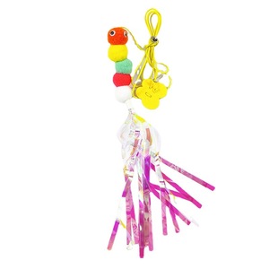 Corde élastique pour chat avec clochette et pompons, jouet interactif pour lutter contre l'ennui des chats - Product Image 5