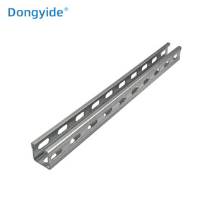 Prezzo basso di Qualità Produttore di Vendita Calda Su Misura Unistrut C Canale Intaglio 41X41X25 Strut Canale - Product Image 3