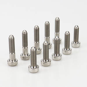 Grado 5 Ti6Al4V aleación de titanio 12 puntos Pt M7x24.5 24mm M8X32mm ruedas de 3 piezas <span class=keywords><strong>para</strong></span> <span class=keywords><strong>BBS</strong></span> RS RX RS2 rueda de titanio pernos de llanta dividida - Product Image 4