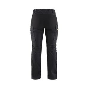 BLAKLADER - 714711478999C50 Pantalon de service pour femme denim stretch Bleu marine/noir-PANTALON DE TRAVAIL EAN 7330509718179 - Product Image 2