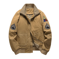 Vestes de travail en molleton d'hiver pour hommes, style aviateur MA1, en coton épais doublé de polaire, de style Brad Pitt Fury WW2 Tank Tactic, en gros