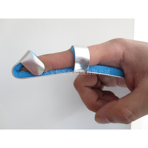Attelle de doigt Anchang F-Type SML en aluminium et éponge, support orthopédique de fixation pour la main - Product Image 1
