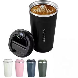 Wholesale Top <b>Deals</b> Hot Selling 304 Stainless Steel <b>Smart</b> Led Temperature Display Travel Vacuum Coffee Cup Thermal Insulated Mug - Product Image 4