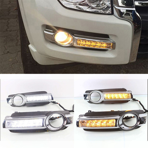 Feux de jour à LED DRL avec clignotants et feux antibrouillard pour Mitsubishi Pajero V93 V97 Montero <span class=keywords><strong>Shogun</strong></span> 2015 2016 2017 2018 2019 - Product Image 4