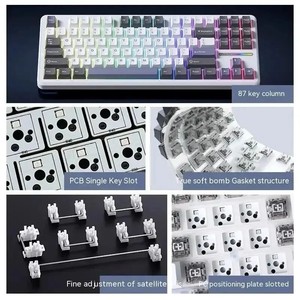 Aula F87 Pro Gasket Chơi Game Bàn Phím Cơ Khí 75% Tkl Bố Trí Không Dây Hoán Đổi Nóng RGB Tùy Chỉnh Bt Bàn Phím - Product Image 4