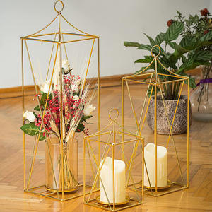 Bougeoir en métal personnalisé pour mariage à la maison décorations de table de Noël bougies chauffe-plat décor à la maison <span class=keywords><strong>colocation</strong></span> ensemble de 3 pièces - Product Image 2