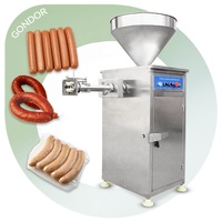 Machine de remplissage de saucisses de sang quantitative à piston automatique entièrement électrique avec Twister