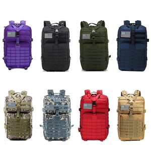 <span class=keywords><strong>Mochila</strong></span> Táctica <span class=keywords><strong>de</strong></span> Camuflaje para Exteriores, Bolsa Impermeable <span class=keywords><strong>de</strong></span> Supervivencia, Color Negro, 30L - Product Image 4