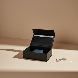 Caja de Joyería con Cierre Magnético, Personalizada con Logotipo OEM ODM, Venta al Por Mayor de Fábrica, para Presentación de Productos de Lujo - Product Image 3