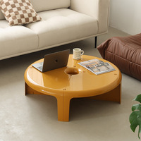 Table d'appoint moderne nordique en promotion, table basse en plastique modulable et détachable pour petits hôtels et salons