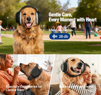 Protège-oreilles anti-bruit OEM personnalisés pour chiens, 29 dB SNR, avec mousse à mémoire de forme de qualité médicale, sangle réglable, pour feux d'artifice et grondements, apaisants