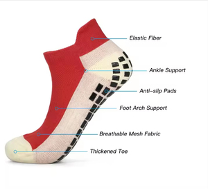 Calcetines de Fútbol Antideslizantes de Compresión al por Mayor, Logotipo Personalizado, Calcetines Deportivos Transpirables con Agarre, Diseño de Alta Calidad - Product Image 2