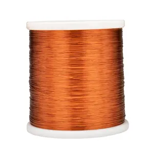 Class F 155C Modified polyester Enameled copper winding wire for electrical motor and transformer making or repairing