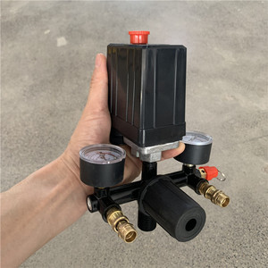 Interruptor de Presión Diferencial, Repuesto para Compresor de Aire, Controlador de Presión Automático de Plástico Negro para Compresores de Tornillo y Recíprocos - Product Image 2