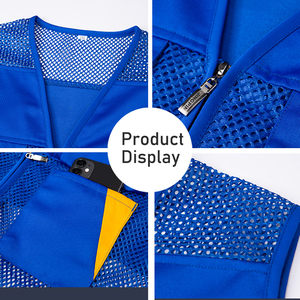 Verano fresco sin mangas bolsillos chaleco para mujeres ropa de trabajo duradera pesca chalecos transpirables senderismo moda chaleco hombres - Product Image 4
