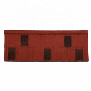 Prezzo delle mattonelle di tetto dell'<span class=keywords><strong>ardesia</strong></span> di alluminio delle mattonelle di tetto del metallo rivestito di pietra del materiale del tetto impermeabile - Product Image 2