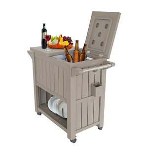 Patio Cart Deck Đồ Nội Thất Ngoài Trời Giải Trí Mát Prep Station Bảng Bar Grill Bảng - Product Image 3