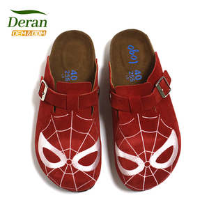 DERAN <span class=keywords><strong>Zuecos</strong></span> Personalizados <span class=keywords><strong>para</strong></span> Mujer y <span class=keywords><strong>Hombre</strong></span>, <span class=keywords><strong>Zuecos</strong></span> <span class=keywords><strong>de</strong></span> Corcho y Gamuza, Pantuflas Antideslizantes con Soporte <span class=keywords><strong>de</strong></span> Arco y Hebilla Ajustable, Pantuflas Unisex <span class=keywords><strong>de</strong></span> Corcho - Product Image 3