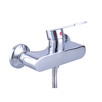Robinet mélangeur thermostatique en céramique à poignée unique pour salle de bain de luxe, avec eau froide et chaude, pour bain et douche