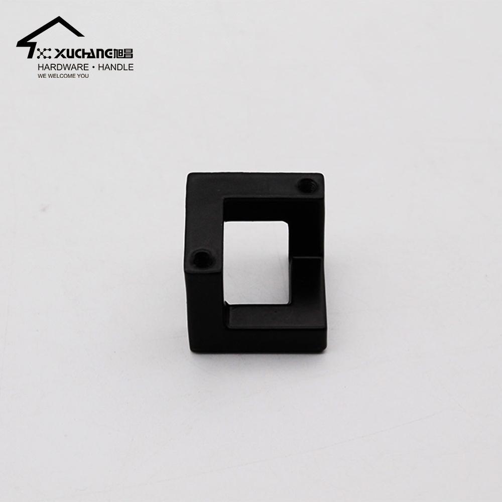 diseño negro accesorios de muebles de la manija del cajón del mando de aleación de Zinc de la manija de la puerta del armario