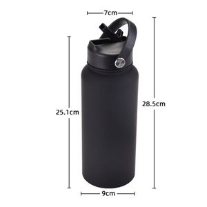 Botella de Agua Deportiva de Gran Capacidad, Libre de BPA, Tapa Antiderrames, para Fitness, Senderismo, Actividades al Aire Libre, Solución de Hidratación Duradera - Product Image 2