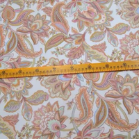 Le plus récent en stock impression Paisley Design Chic fleurs matériel naturel soie Georgette tissu GGT pour femmes vêtements vêtement châle