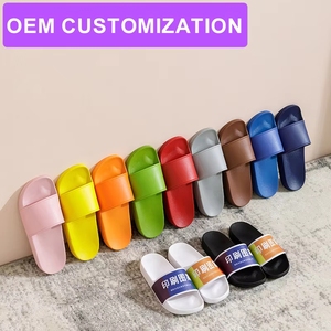 Vente flash - Pantoufles personnalisées avec logo - Chaussures en PVC imprimées pour hommes - Sandales pour promotion - Product Image 2