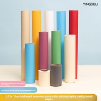 Latar Belakang Fotografi Kertas Kraft Warna Solid Shadow Deli untuk Fotografi Produk Seamless 272X11M