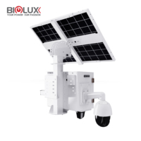 Kit CCTV solaire HiTOP avec options d'installation multiples pour une utilisation en extérieur et sur route - Système d'alimentation solaire Système de caméra solaire