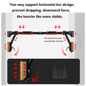 Grosir peralatan kebugaran rumah <span class=keywords><strong>Bar</strong></span> tarik untuk peningkatan pintu pelatihan kekuatan dapat diatur dukungan keselamatan <span class=keywords><strong>Bar</strong></span> horisontal - Product Image 4