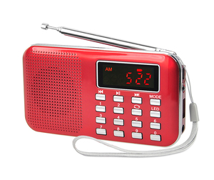 LCJ L-218AM Hot <span class=keywords><strong>Mini</strong></span> Am <span class=keywords><strong>Fm</strong></span> Radio Xách Tay Với Máy Nghe Nhạc Mp3 Và Loa - Product Image 4