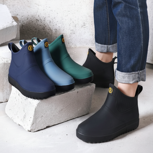 รองเท้าบูทกันหนาวกันน้ำบุขนสัตว์ของผู้ชายสำหรับทำงานในฤดูฝนตกปลาและการทำฟาร์มสำหรับวอล์กเกอร์ - Product Image 1