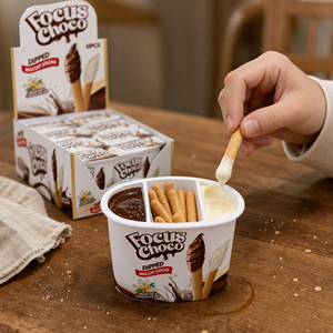 Bastoncini per Bagnare Biscotti in Cioccolato e Caramello, Salsa Bicolore, Caramelle Originali in Bulk OEM per Rivenditori YOLODUCK - Product Image 5