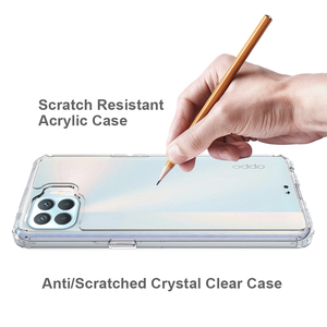 Pour Oppo A93 Étui de téléphone portable tendance Cadre en TPU transparent + <span class=keywords><strong>Coque</strong></span> arrière rigide en acrylique - Product Image 4