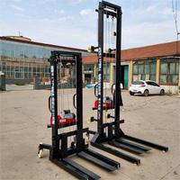 Nouveau chariot élévateur de Machine de levage de chariot de poussée Mobile à bas prix d'empileur électrique en acier pour le type d'élingue de câble métallique d'industrie de détail
